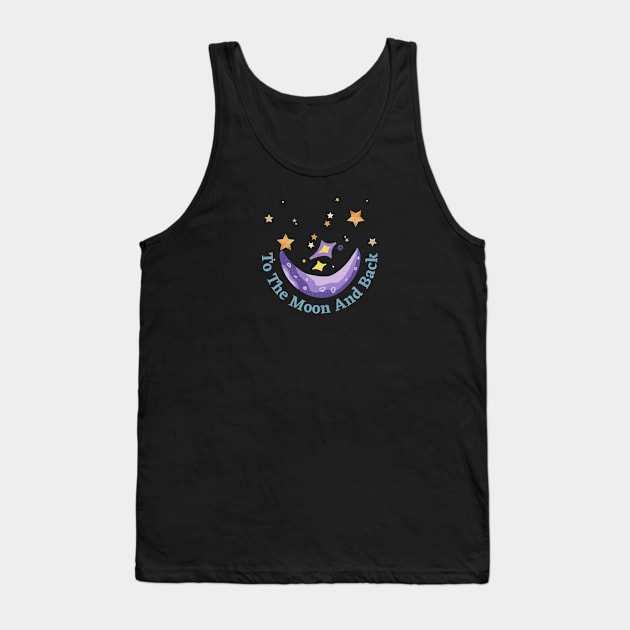 To the Moon and Back Tank Top by Reaisha